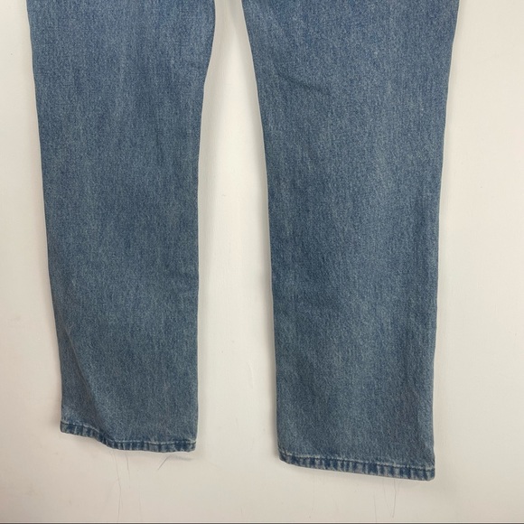 NWT WEWOREWHAT Crossover Button Fly Straight Leg Jeans Chain Sz 27 - Picture 12 of 12